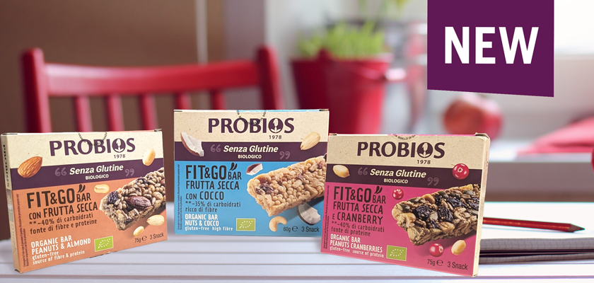 START 2025 WITH ENERGY: DISCOVER THE BRAND-NEW FIT&GO BARS FROM PROBIOS!