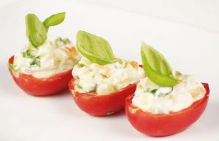 Barchette di Russa con Vegan Mayo