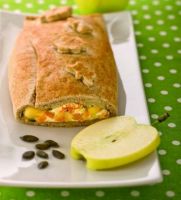 Strudel with Pumpkin, Leek and Apples