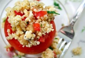 Pomodori Ripieni con Cous Cous