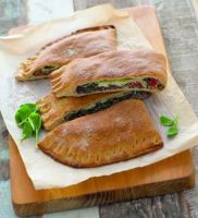 Kamut Calzone with Spinach