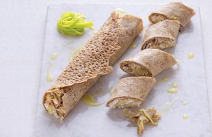 Crepes of Artichokes and Leeks