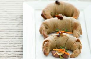 Mini Croissant di Farro con Farcia di Fagioli Borlotti